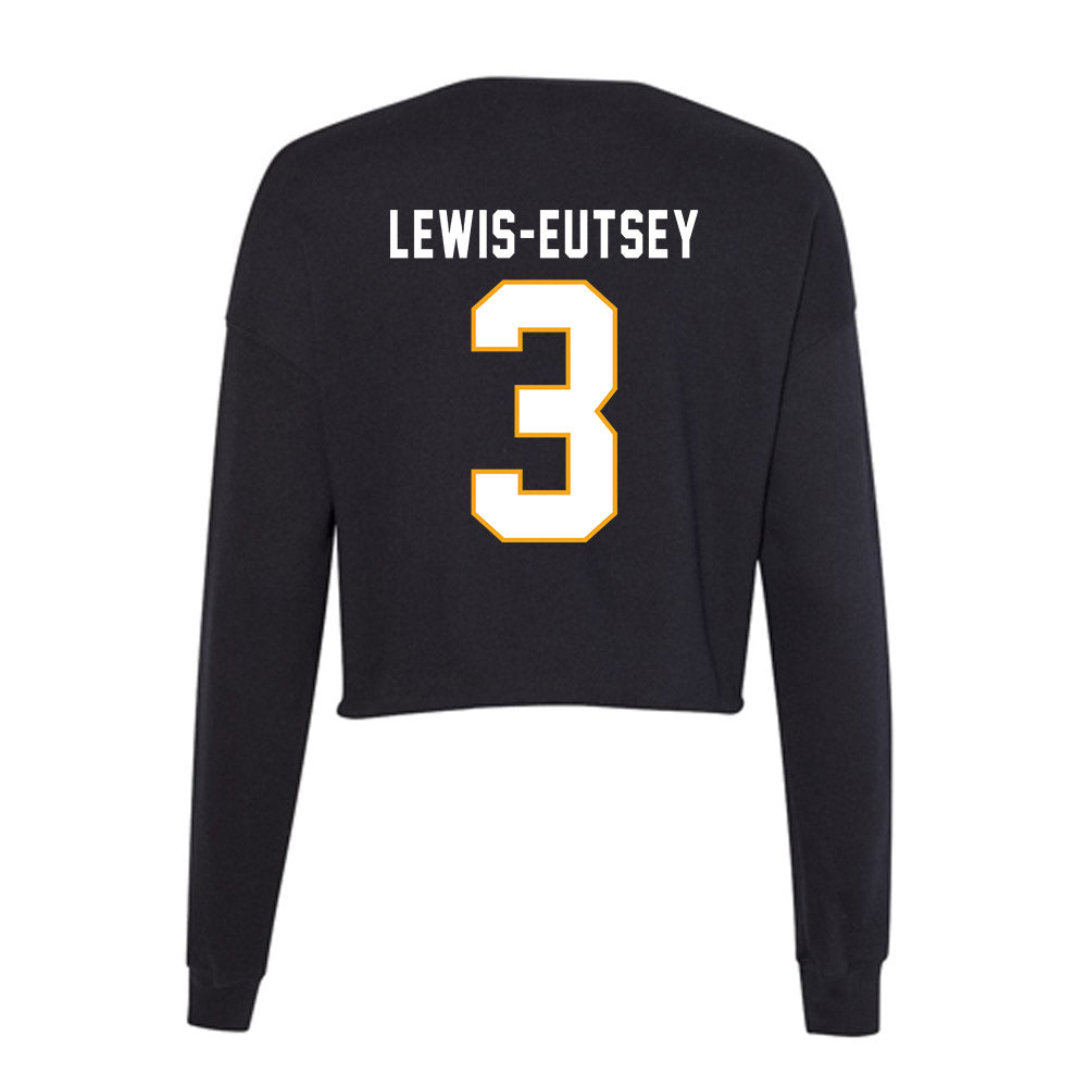 VCU - NCAA Women's Basketball : Timaya Lewis-Eutsey - Women's Cropped Crew Fleece-1