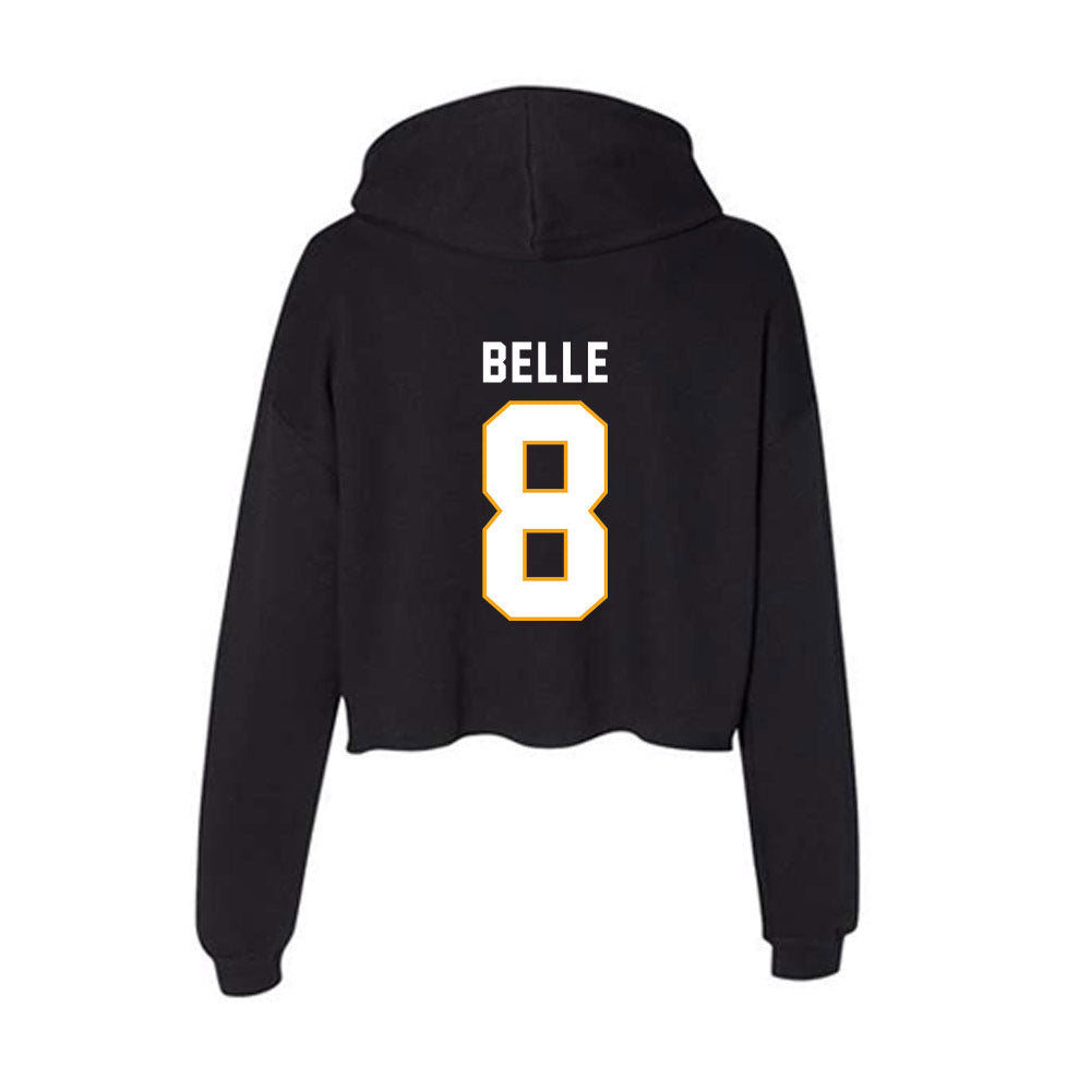 VCU - NCAA Men's Basketball : Michael Belle - Women's Crop Fleece Hoodie-1