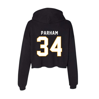 VCU - NCAA Women's Basketball : Mykel Parham - Women's Crop Fleece Hoodie-1