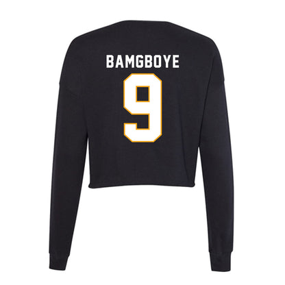 VCU - NCAA Men's Basketball : Luke Bamgboye - Women's Cropped Crew Fleece-1