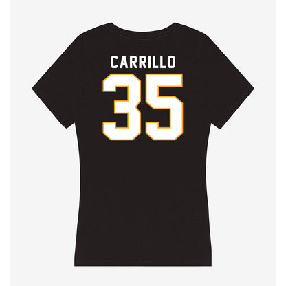 VCU - NCAA Women's Lacrosse : Ava Carrillo - Women's V-Neck T-Shirt-1