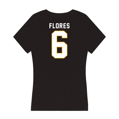 VCU - NCAA Baseball : Nick Flores - Women's V-Neck T-Shirt-1