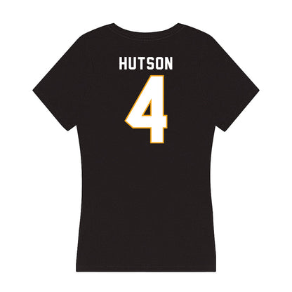 VCU - NCAA Women's Basketball : Grace Hutson - Women's V-Neck T-Shirt-1