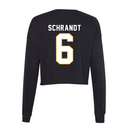 VCU - NCAA Women's Lacrosse : Bella Schrandt - Women's Cropped Crew Fleece-1