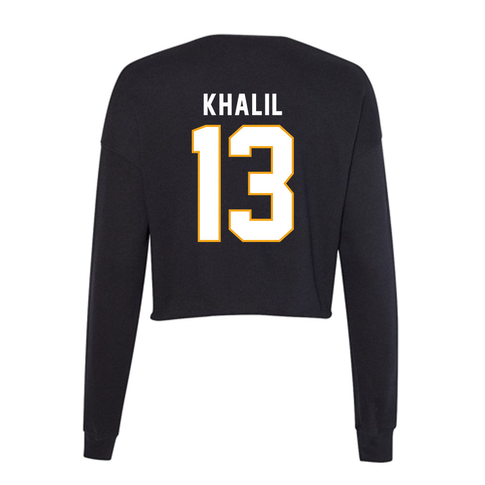 VCU - NCAA Women's Basketball : Zoli Khalil - Women's Cropped Crew Fleece-1