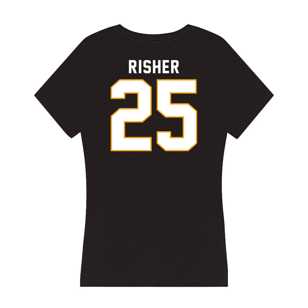 VCU - NCAA Women's Soccer : Kaylee Risher - Women's V-Neck T-Shirt-1