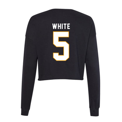 VCU - NCAA Women's Basketball : Makennah White - Women's Cropped Crew Fleece-1