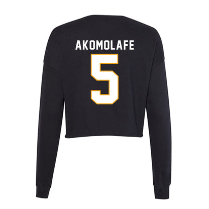 VCU - NCAA Women's Basketball : Adebukola Akomolafe - Women's Cropped Crew Fleece-1