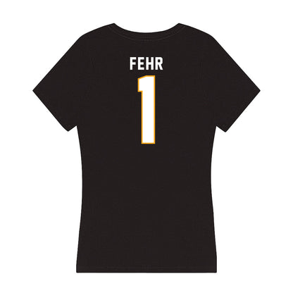 VCU - NCAA Women's Field Hockey : Ella Fehr - Women's V-Neck T-Shirt-1