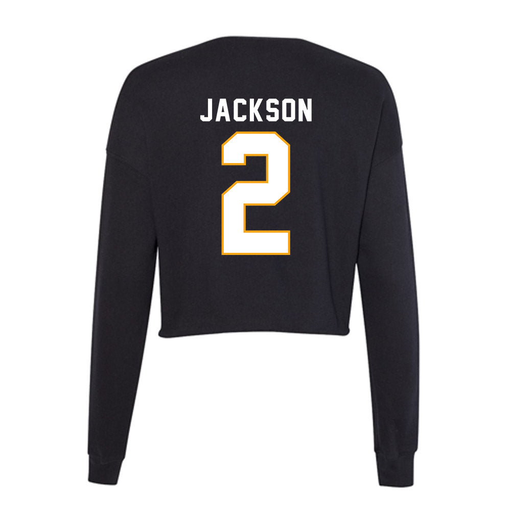 VCU - NCAA Men's Basketball : Zeb Jackson - Women's Cropped Crew Fleece-1