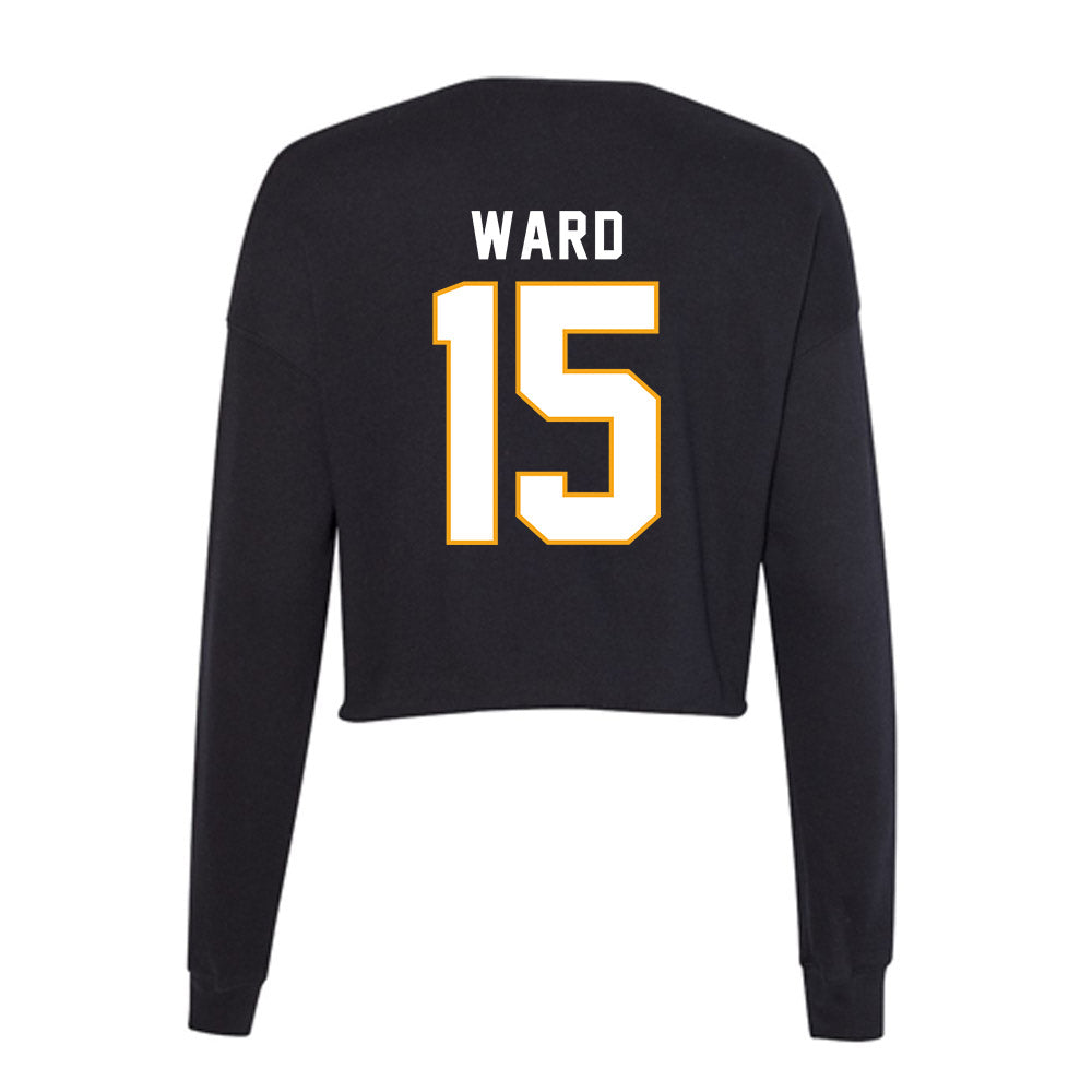 VCU - NCAA Men's Basketball : Tyrell Ward - Women's Cropped Crew Fleece-1