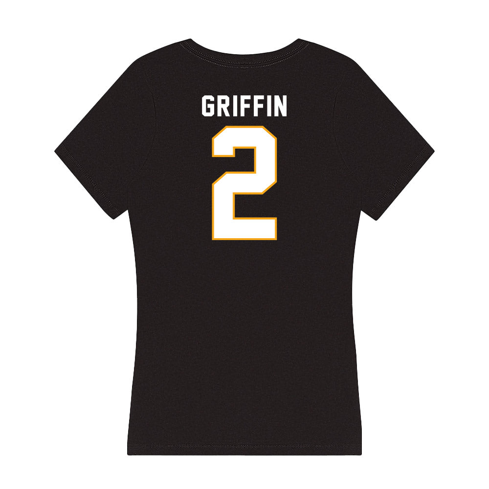 VCU - NCAA Women's Basketball : Cyriah Griffin - Women's V-Neck T-Shirt-1