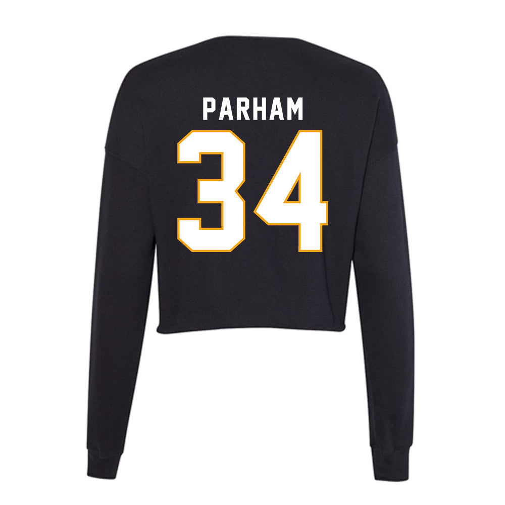 VCU - NCAA Women's Basketball : Mykel Parham - Women's Cropped Crew Fleece-1