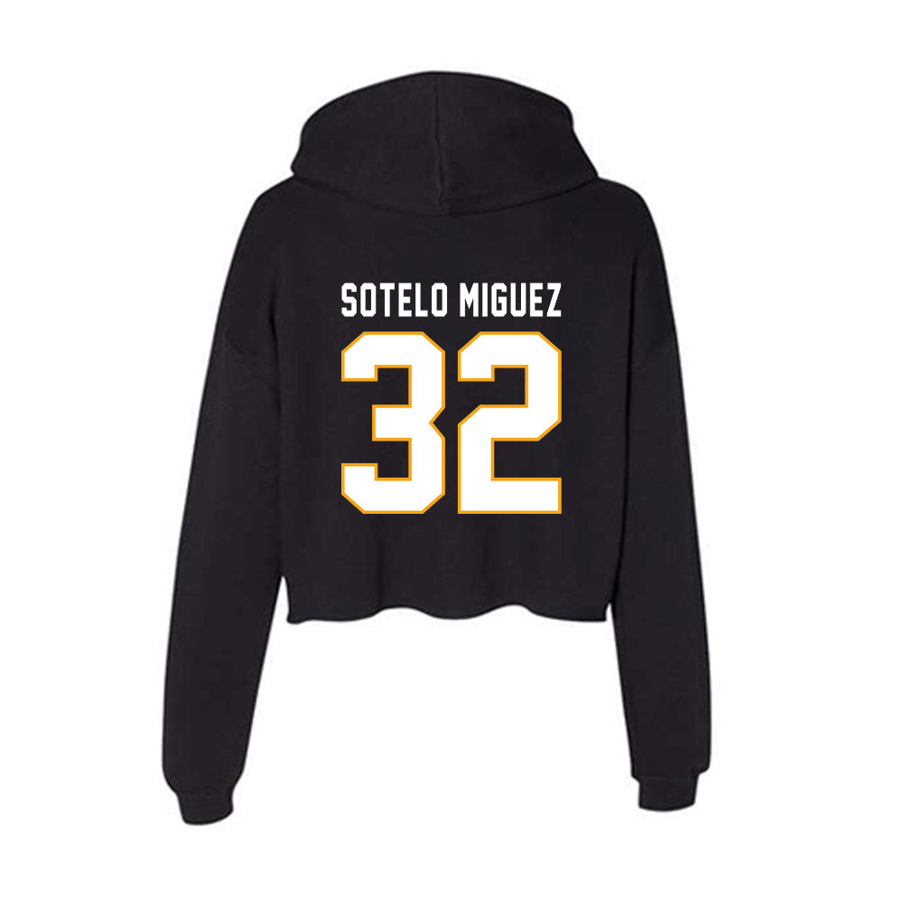 VCU - NCAA Women's Basketball : Lucia Sotelo Miguez - Women's Crop Fleece Hoodie-1