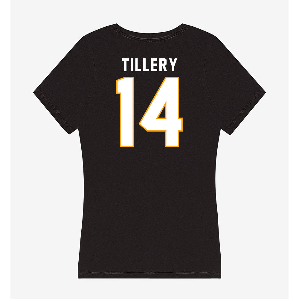 VCU - NCAA Men's Basketball : Jordan Tillery - Women's V-Neck T-Shirt-1