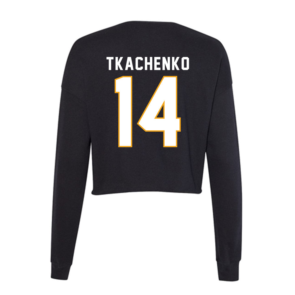 VCU - NCAA Women's Basketball : Tetiana Tkachenko - Women's Cropped Crew Fleece-1