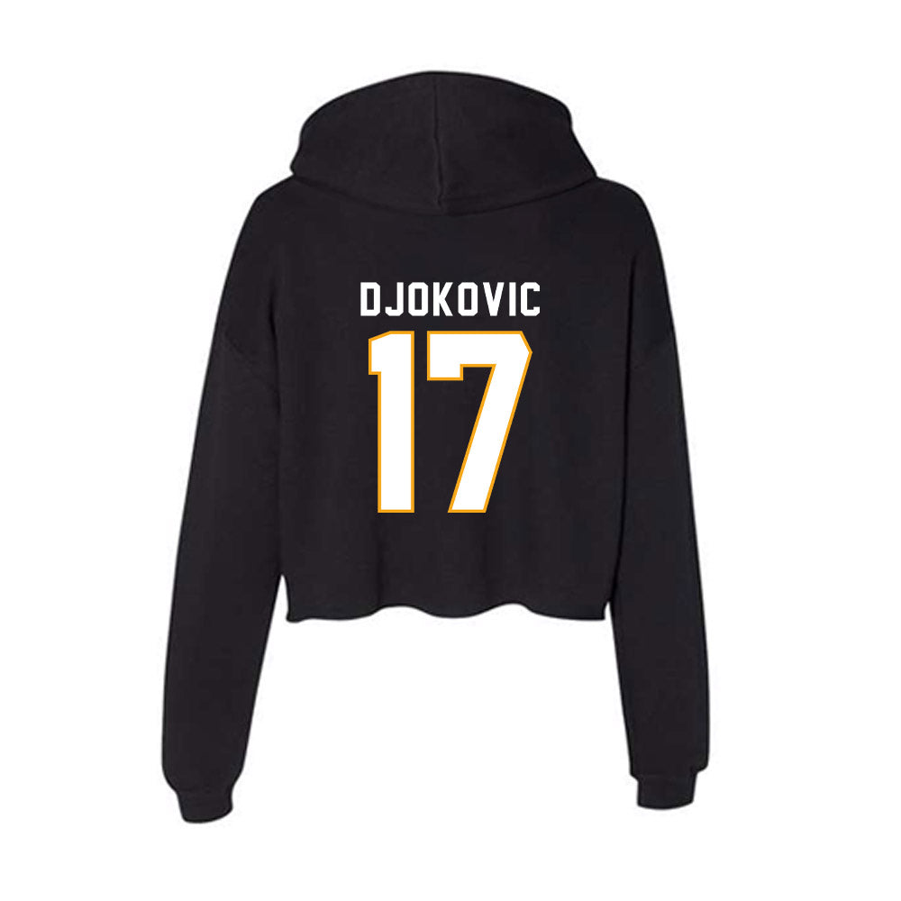 VCU - NCAA Men's Basketball : Lazar Djokovic - Women's Crop Fleece Hoodie-1