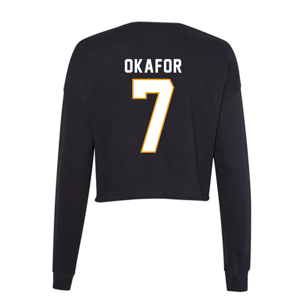 VCU - NCAA Men's Basketball : Obinnaya Okafor - Women's Cropped Crew Fleece-1