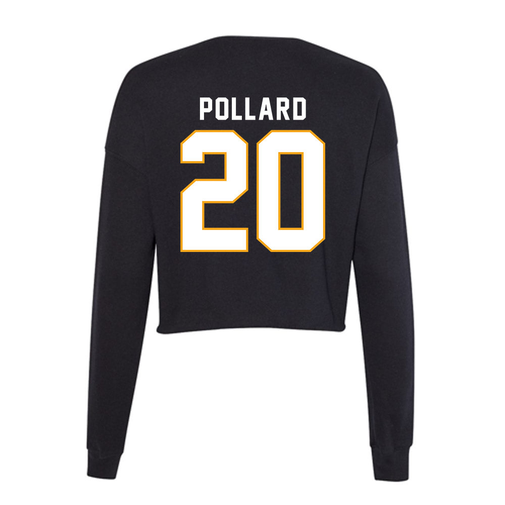 VCU - NCAA Women's Lacrosse : Julia Pollard - Women's Cropped Crew Fleece-1