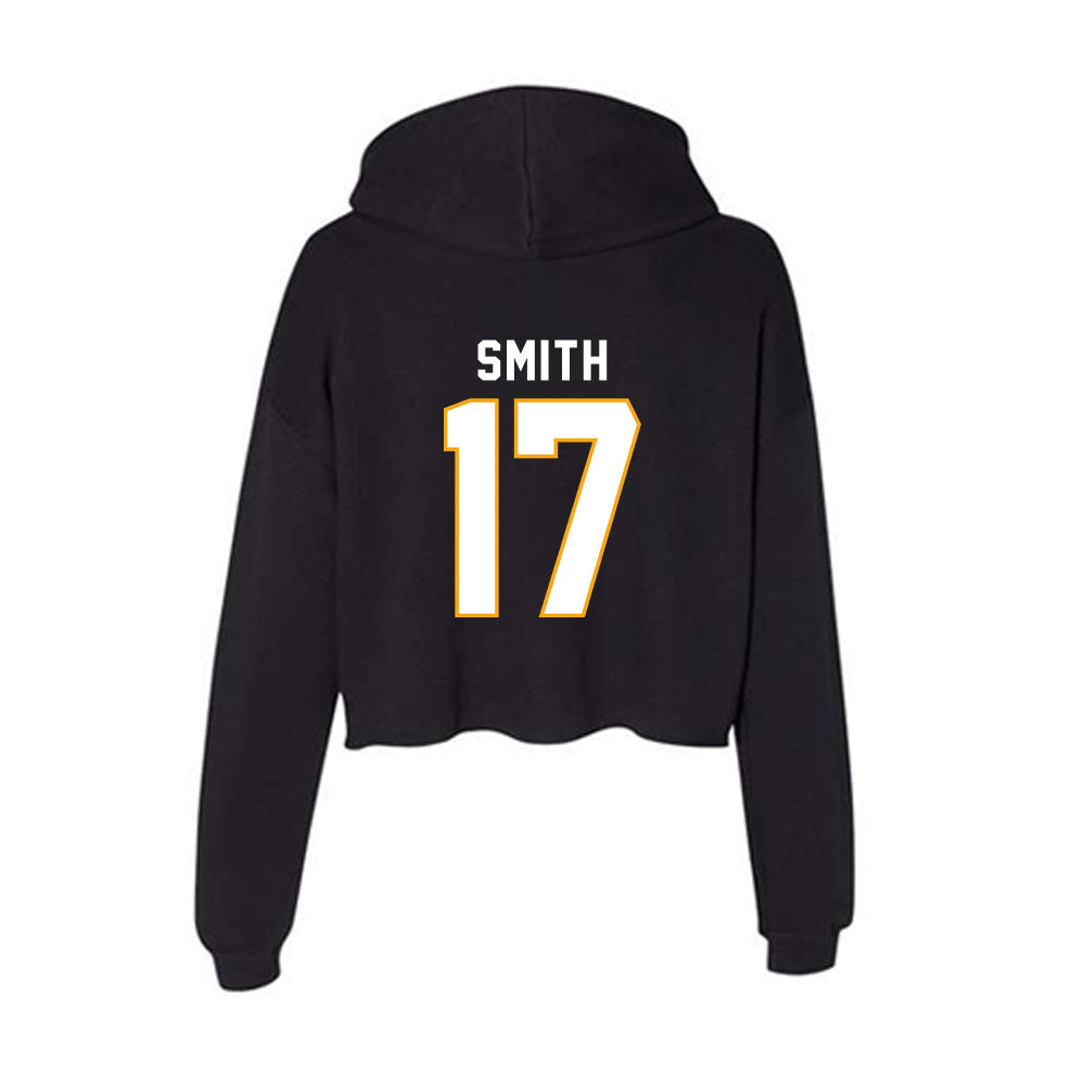 VCU - NCAA Baseball : Rex Smith - Women's Crop Fleece Hoodie-1