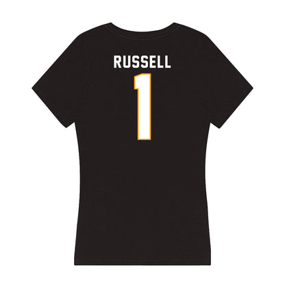 VCU - NCAA Men's Basketball : Phillip Russell - Women's V-Neck T-Shirt-1