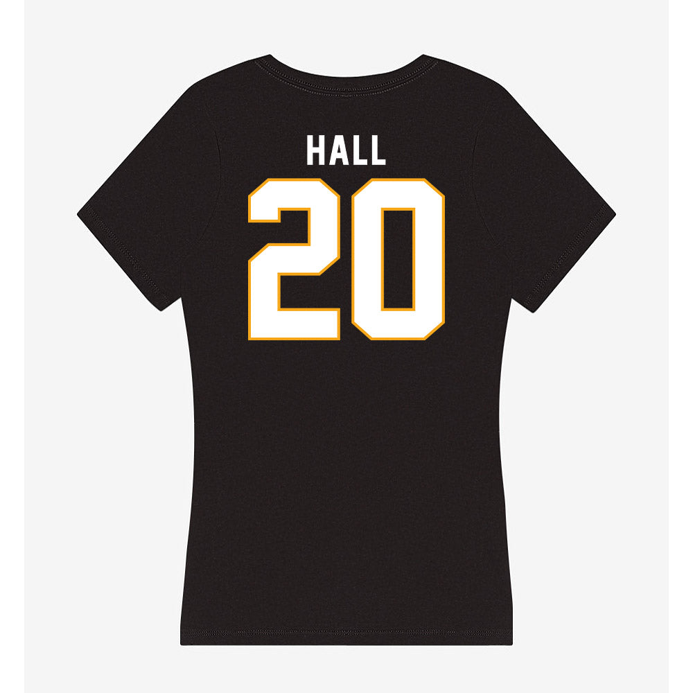 VCU - NCAA Women's Soccer : Jordyn Hall - Women's V-Neck T-Shirt-1