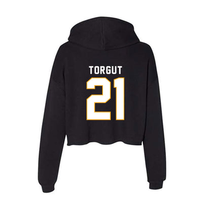 VCU - NCAA Women's Basketball : Deniz Torgut - Women's Crop Fleece Hoodie-1