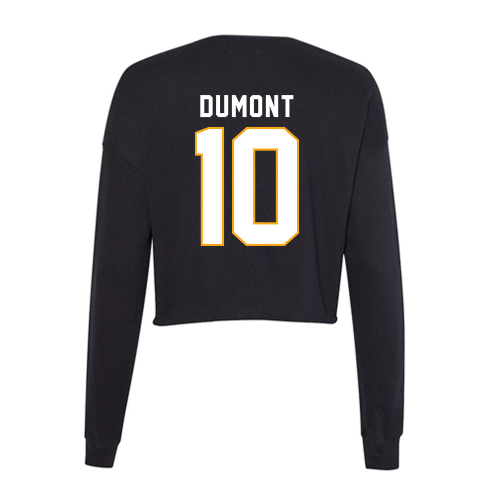VCU - NCAA Men's Basketball : Jordann Dumont - Women's Cropped Crew Fleece-1