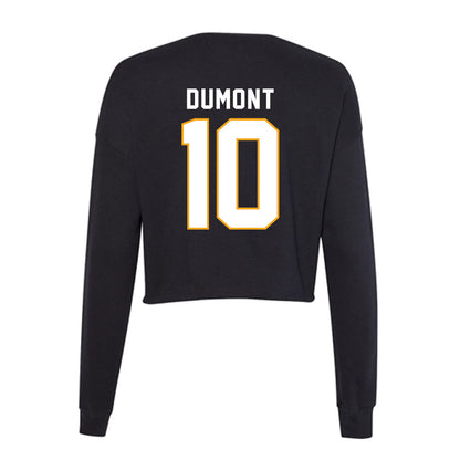 VCU - NCAA Men's Basketball : Jordann Dumont - Women's Cropped Crew Fleece-1