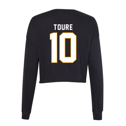 VCU - NCAA Men's Soccer : Abdourahmane Toure - Women's Cropped Crew Fleece-1