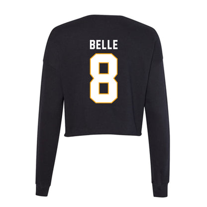 VCU - NCAA Men's Basketball : Michael Belle - Women's Cropped Crew Fleece-1