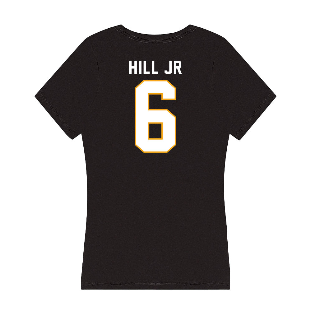 VCU - NCAA Men's Basketball : Terrence Hill Jr - Women's V-Neck T-Shirt-1