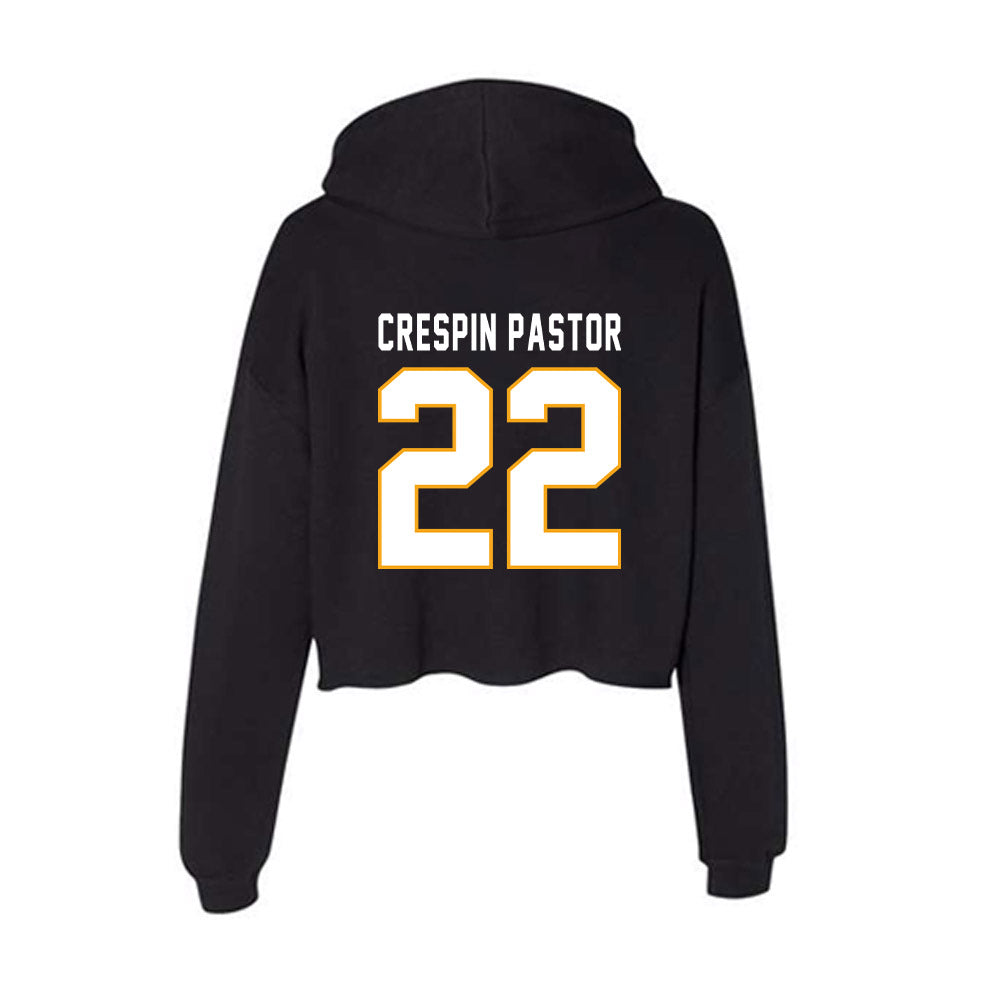 VCU - NCAA Women's Basketball : Laia Crespin Pastor - Women's Crop Fleece Hoodie-1