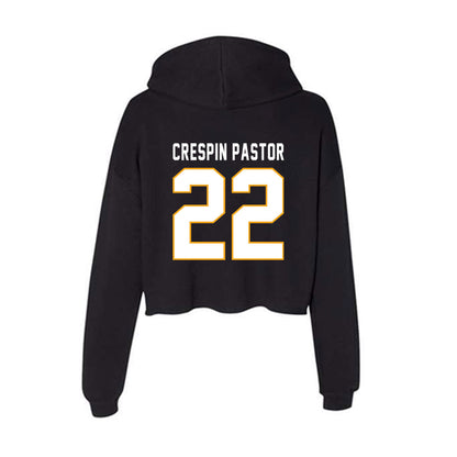 VCU - NCAA Women's Basketball : Laia Crespin Pastor - Women's Crop Fleece Hoodie-1