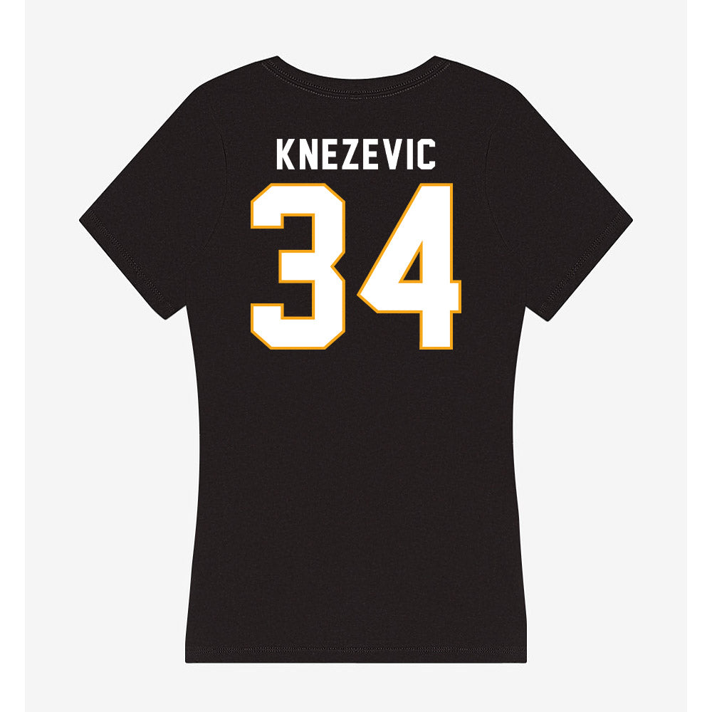 VCU - NCAA Women's Basketball : KATARINA KNEZEVIC - Women's V-Neck T-Shirt-1