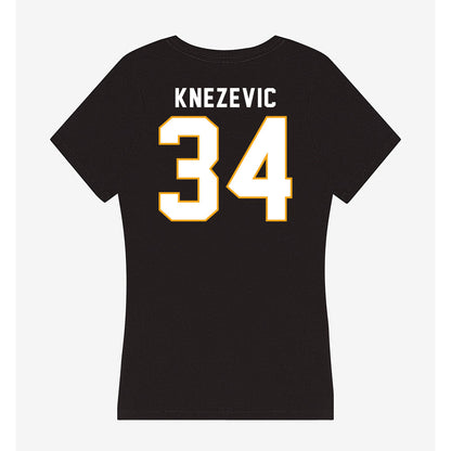VCU - NCAA Women's Basketball : KATARINA KNEZEVIC - Women's V-Neck T-Shirt-1