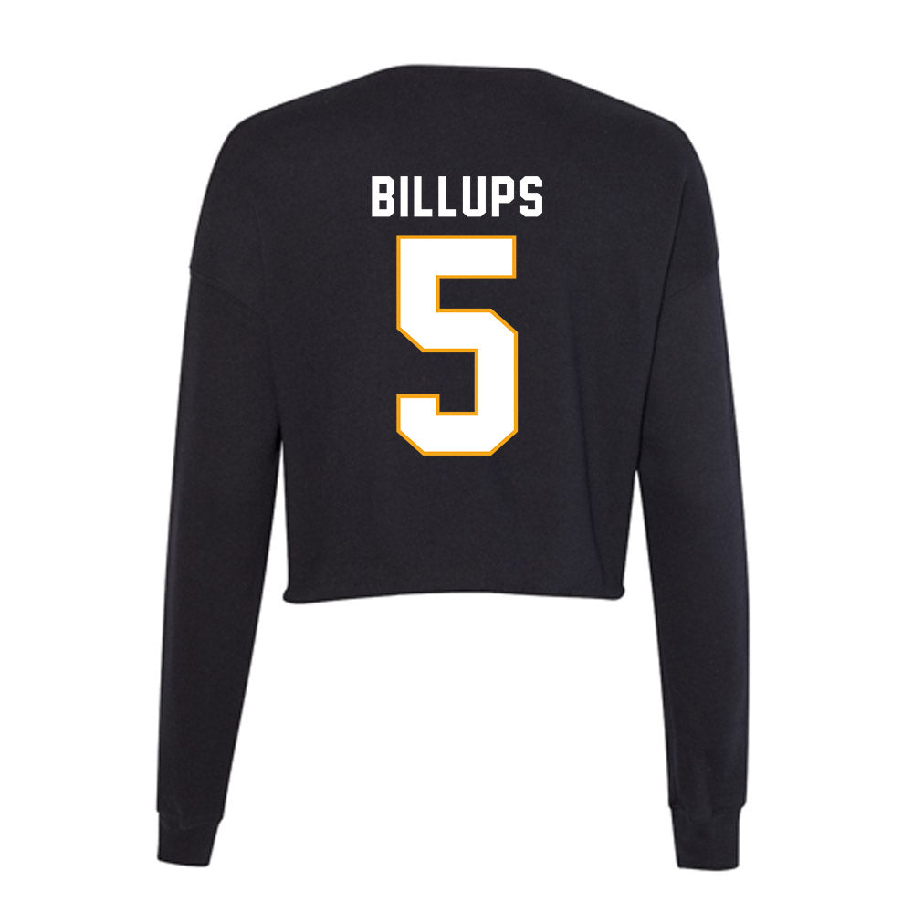 VCU - NCAA Men's Basketball : Alphonzo Billups - Women's Cropped Crew Fleece-1