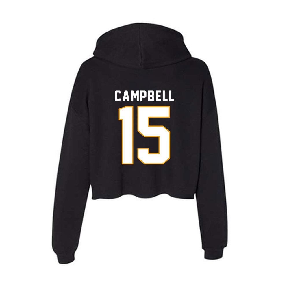 VCU - NCAA Baseball : Cooper Campbell - Women's Crop Fleece Hoodie-1