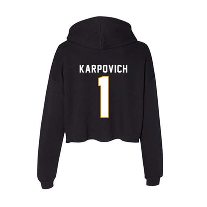 VCU - NCAA Women's Soccer : Allison Karpovich - Women's Crop Fleece Hoodie-1