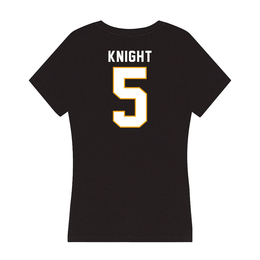 VCU - NCAA Women's Volleyball : Jasmine Knight - Women's V-Neck T-Shirt-1