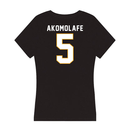 VCU - NCAA Women's Basketball : Adebukola Akomolafe - Women's V-Neck T-Shirt-1