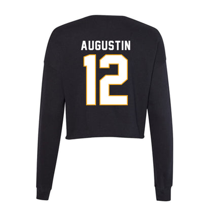 VCU - NCAA Women's Basketball : Patricia Augustin - Women's Cropped Crew Fleece-1