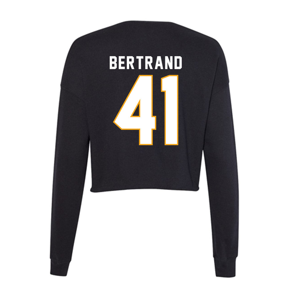 VCU - NCAA Baseball : Nicholas Bertrand - Women's Cropped Crew Fleece-1