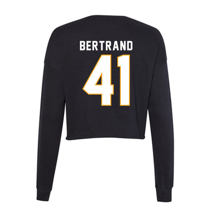 VCU - NCAA Baseball : Nicholas Bertrand - Women's Cropped Crew Fleece-1