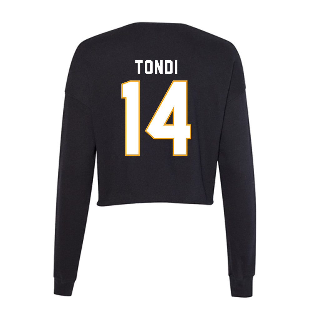 VCU - NCAA Women's Basketball : Natalia Tondi - Women's Cropped Crew Fleece-1