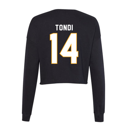 VCU - NCAA Women's Basketball : Natalia Tondi - Women's Cropped Crew Fleece-1