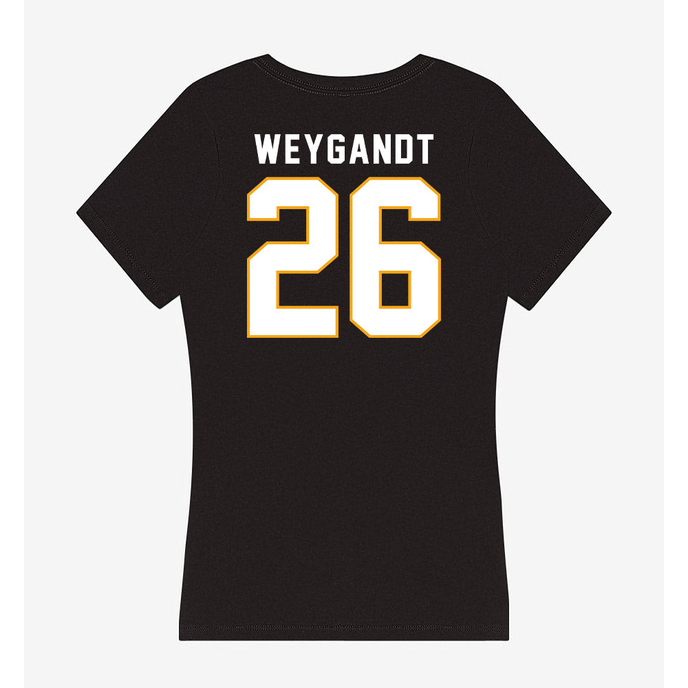 VCU - NCAA Baseball : Cooper Weygandt - Women's V-Neck T-Shirt-1