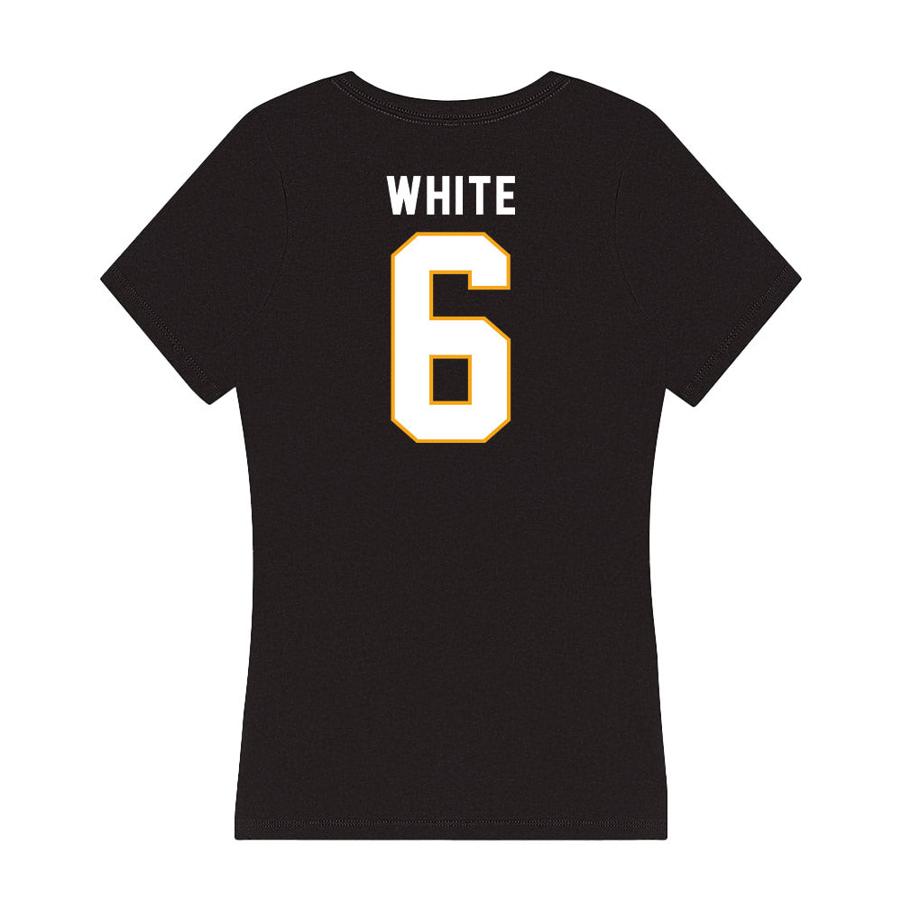 VCU - NCAA Women's Field Hockey : Mackenzie White - Women's V-Neck T-Shirt-1