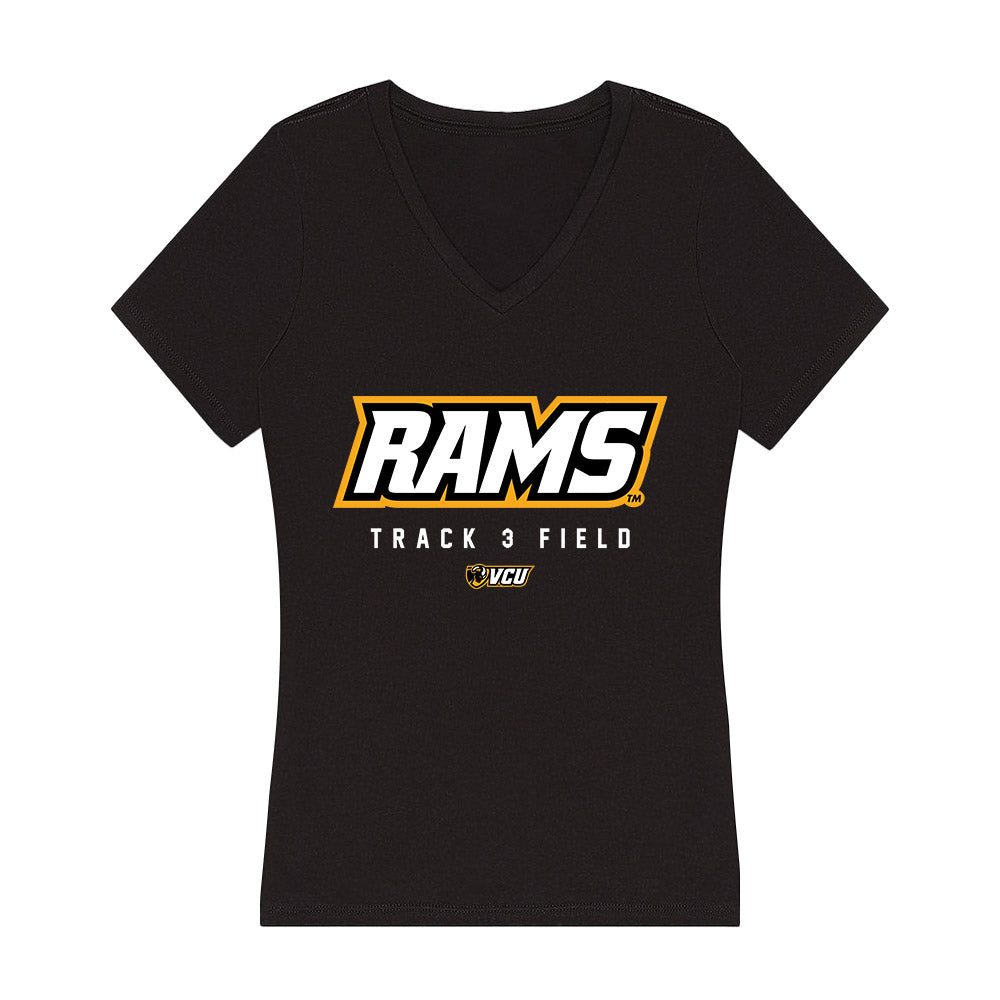 VCU - NCAA Men's Track & Field : Diego Turner - Women's V-Neck T-Shirt-0