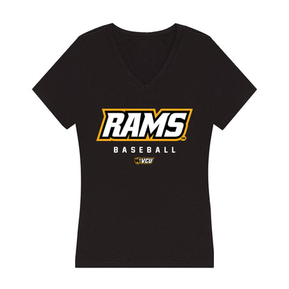 VCU - NCAA Baseball : Rex Smith - Women's V-Neck T-Shirt-0